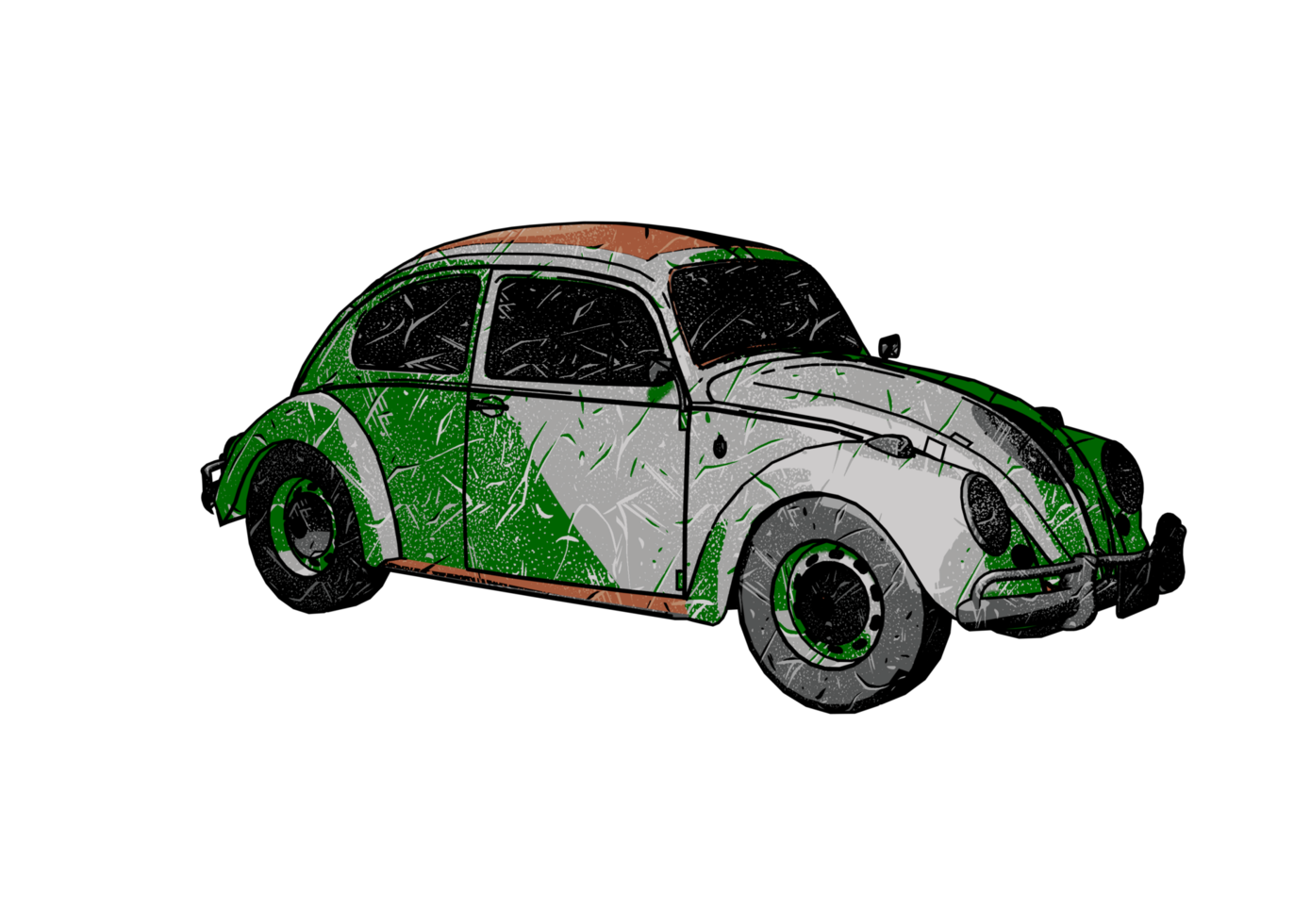 coche clásico de estilo antiguo png