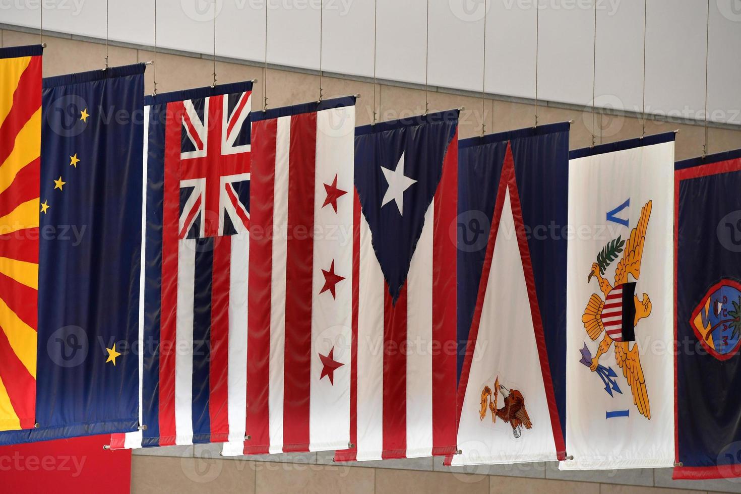 confederation many states united states of america flags photo