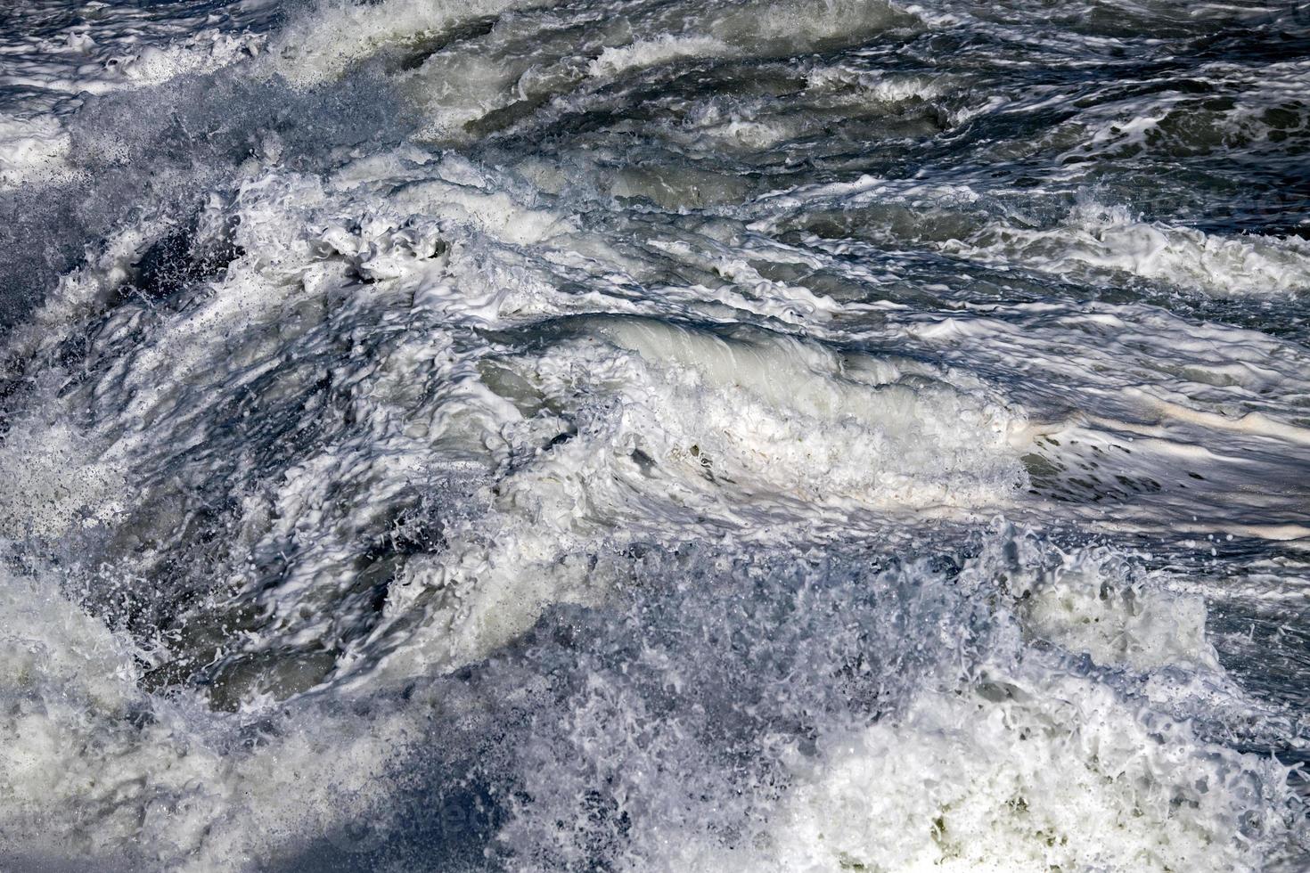 coastal Sea Storm tempest big wave photo