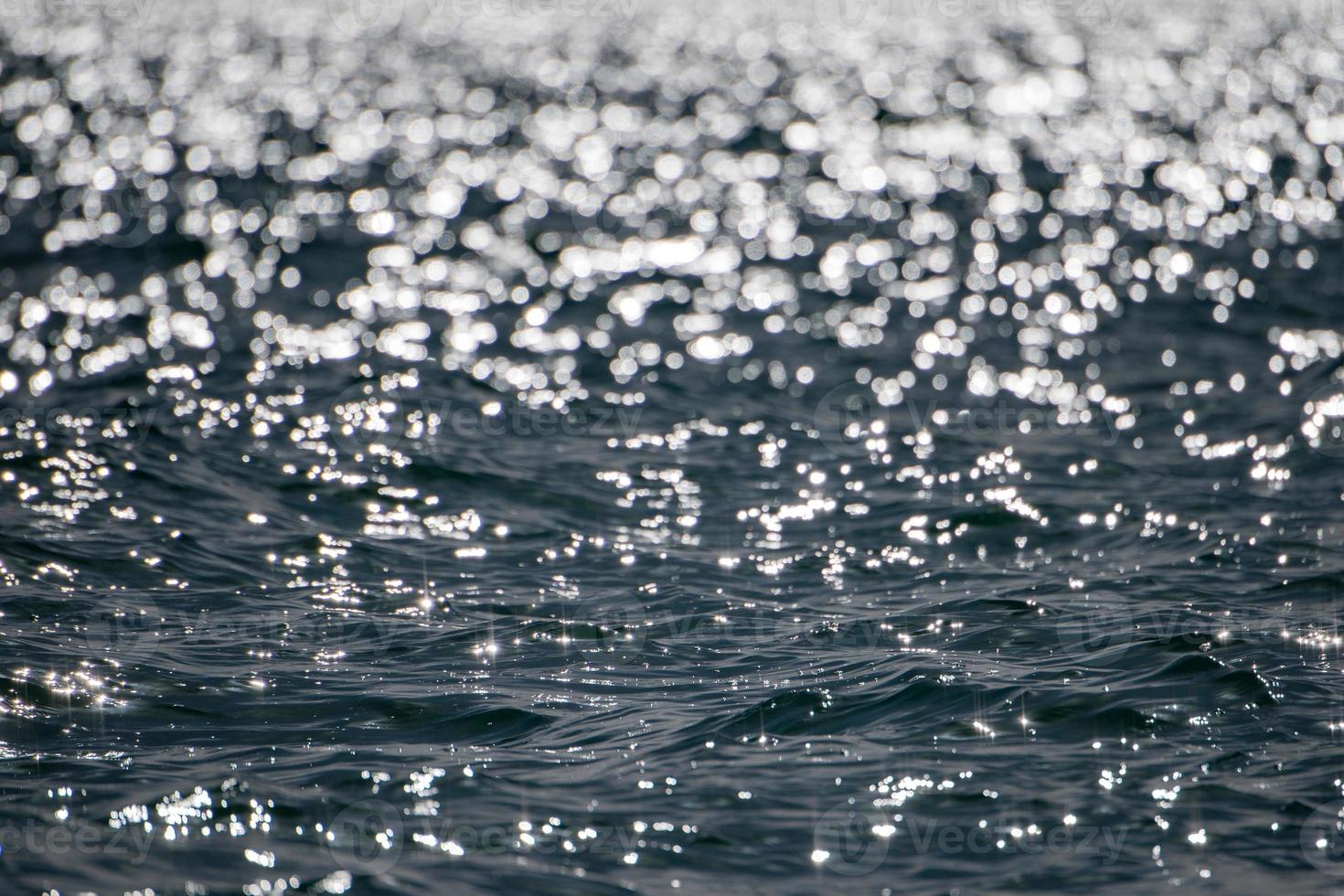 sea ocean big waves detail sun glitter photo