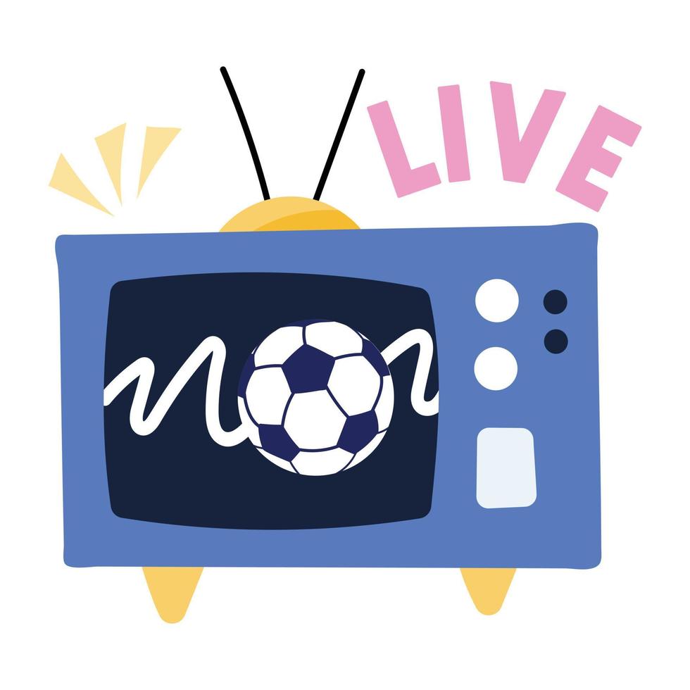A football match flat icon download vector