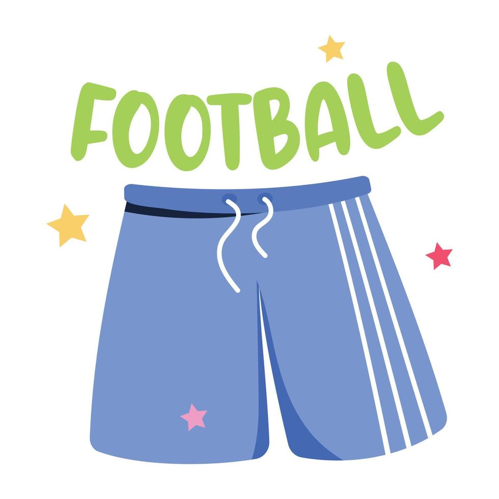 A sports shorts flat icon download vector