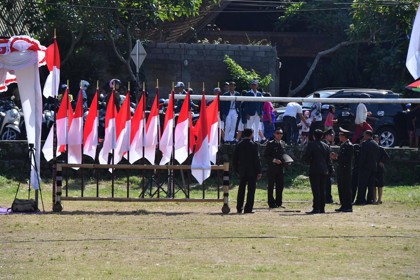 UBUD, INDONESIA - AUGUST 17 2016 - Independence day is celebrating all around in the country photo