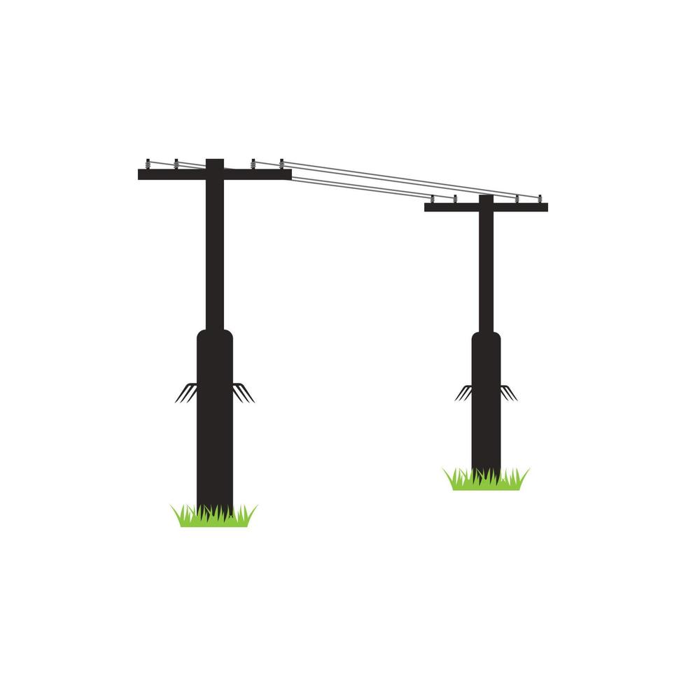 electric pole icon vector