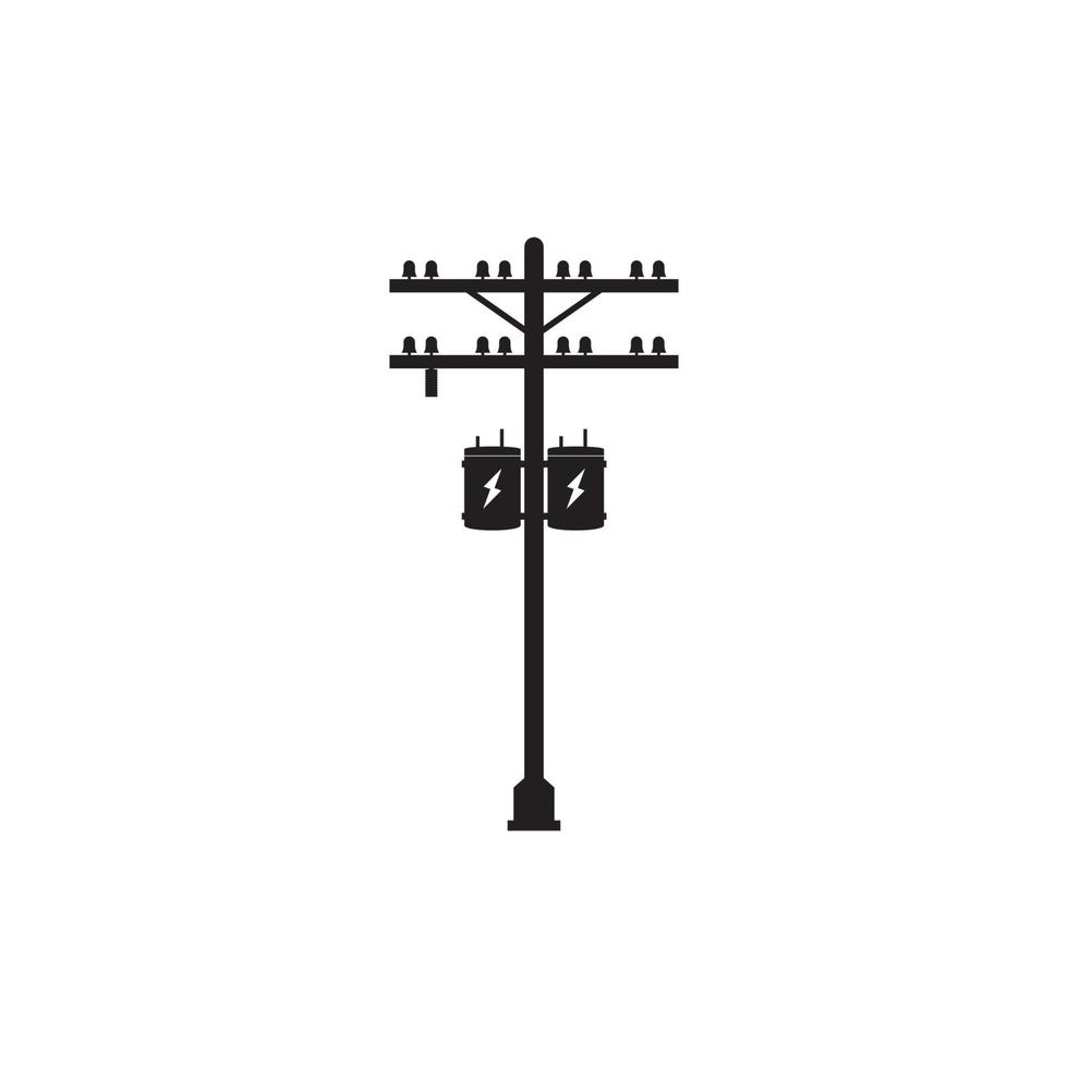 electric pole icon vector