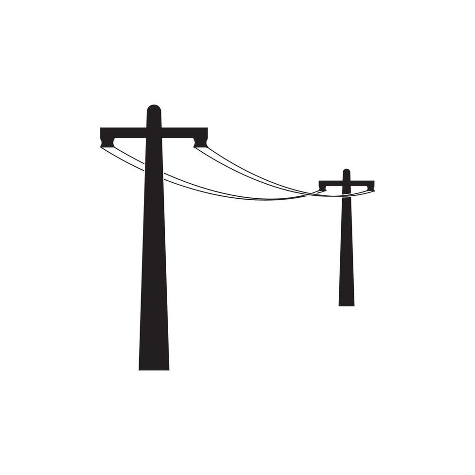 electric pole icon vector