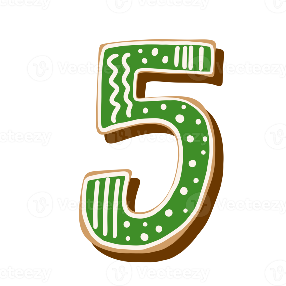 Christmas Cookie Alphabet png