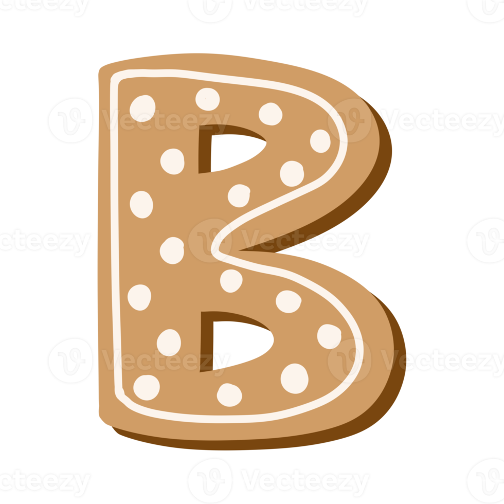 Christmas Cookie Alphabet png