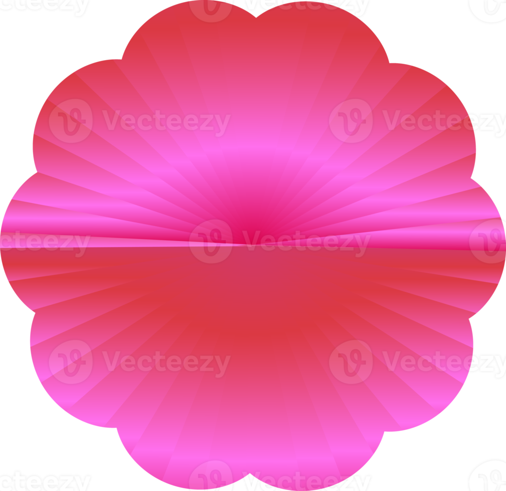 hermosa flor pegatina etiqueta promoción decorativo fondo papel pintado banner ilustración diseño gráfico png