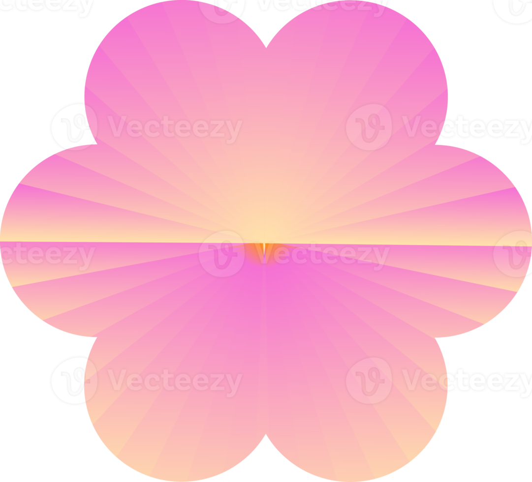 Beautiful flower sticker label promotion decorative background wallpaper banner illustration graphic design png