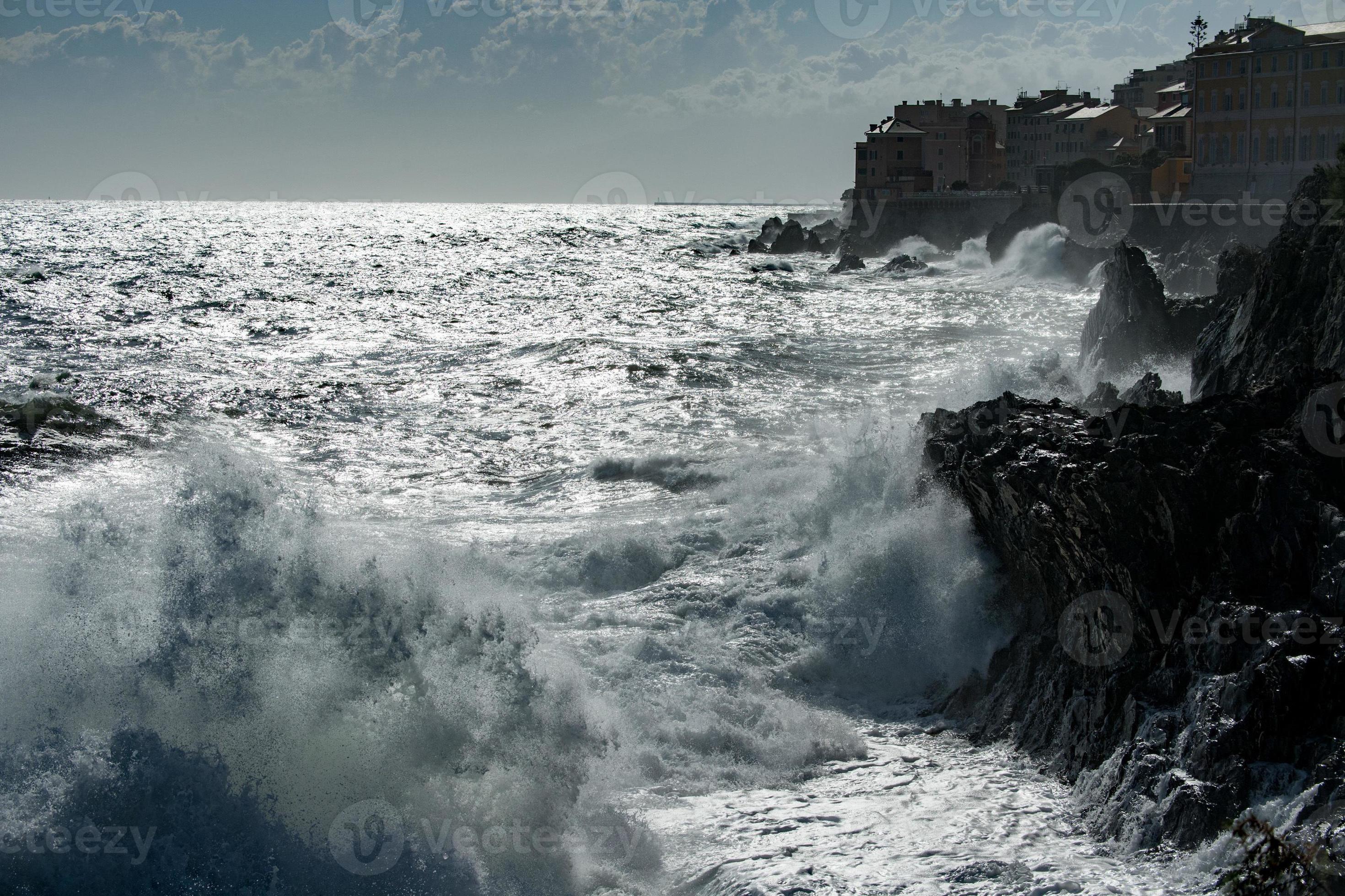Tsunami at sea