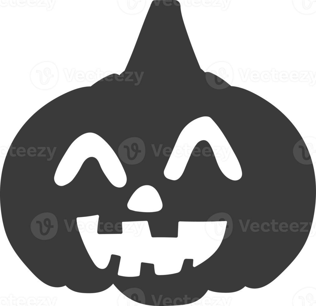 ghost halloween pumpkin black element. png