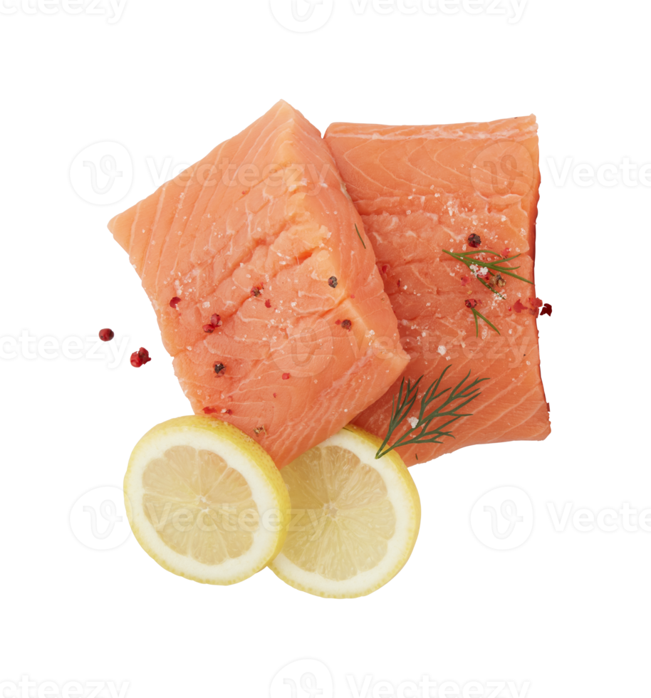 fresh salmon cut out transparent background png