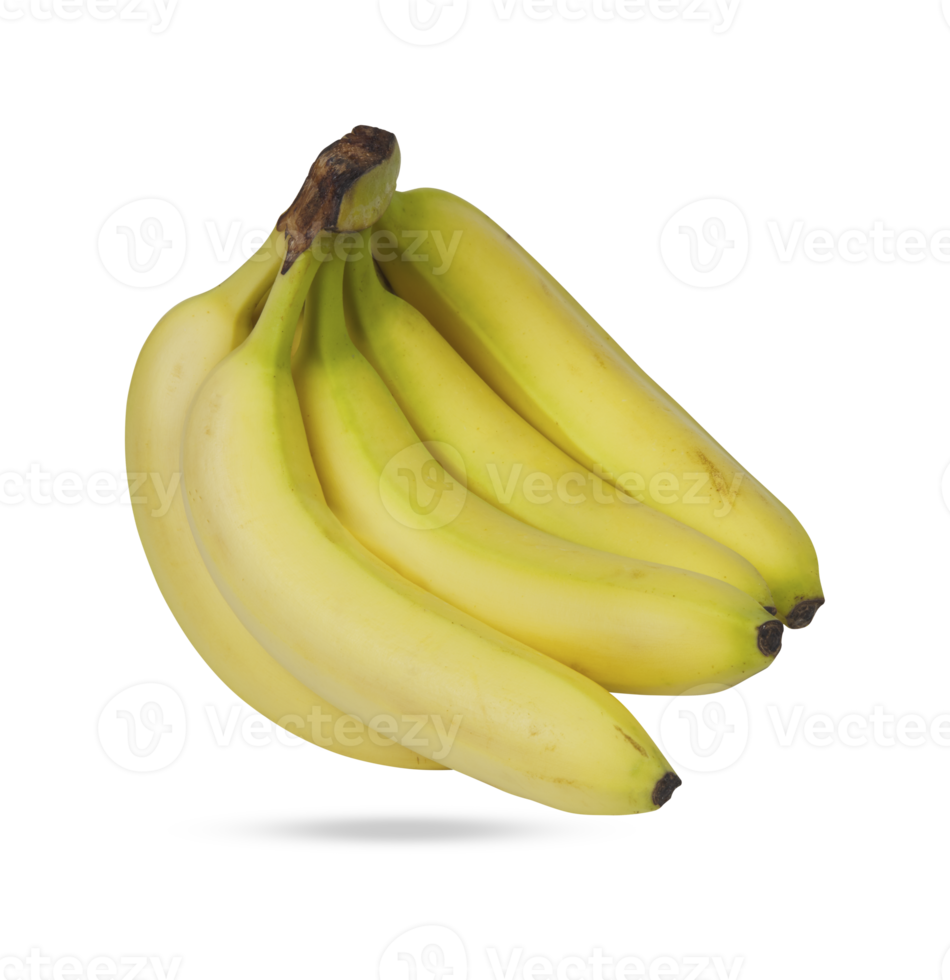 régime de banane découpé fond transparent png