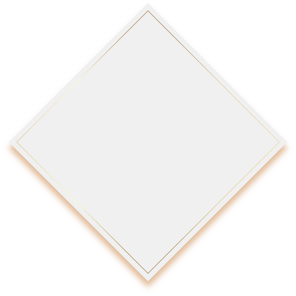 White Square Frame with Shadow png