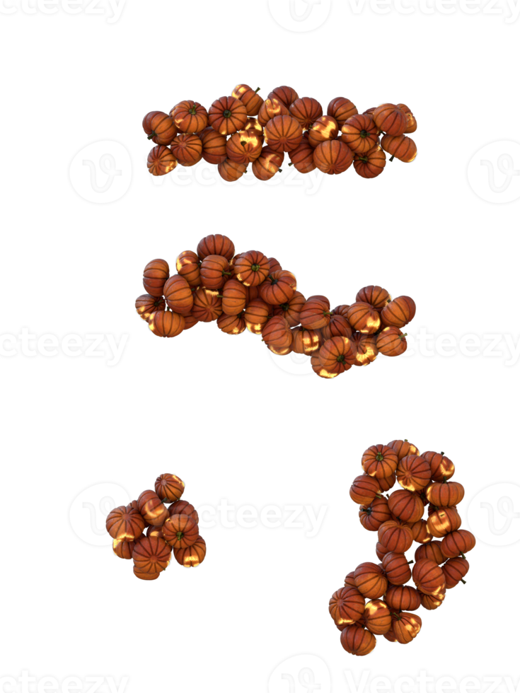 Halloween Pumpkin Lantern Particle Text Typeface  punctuations png