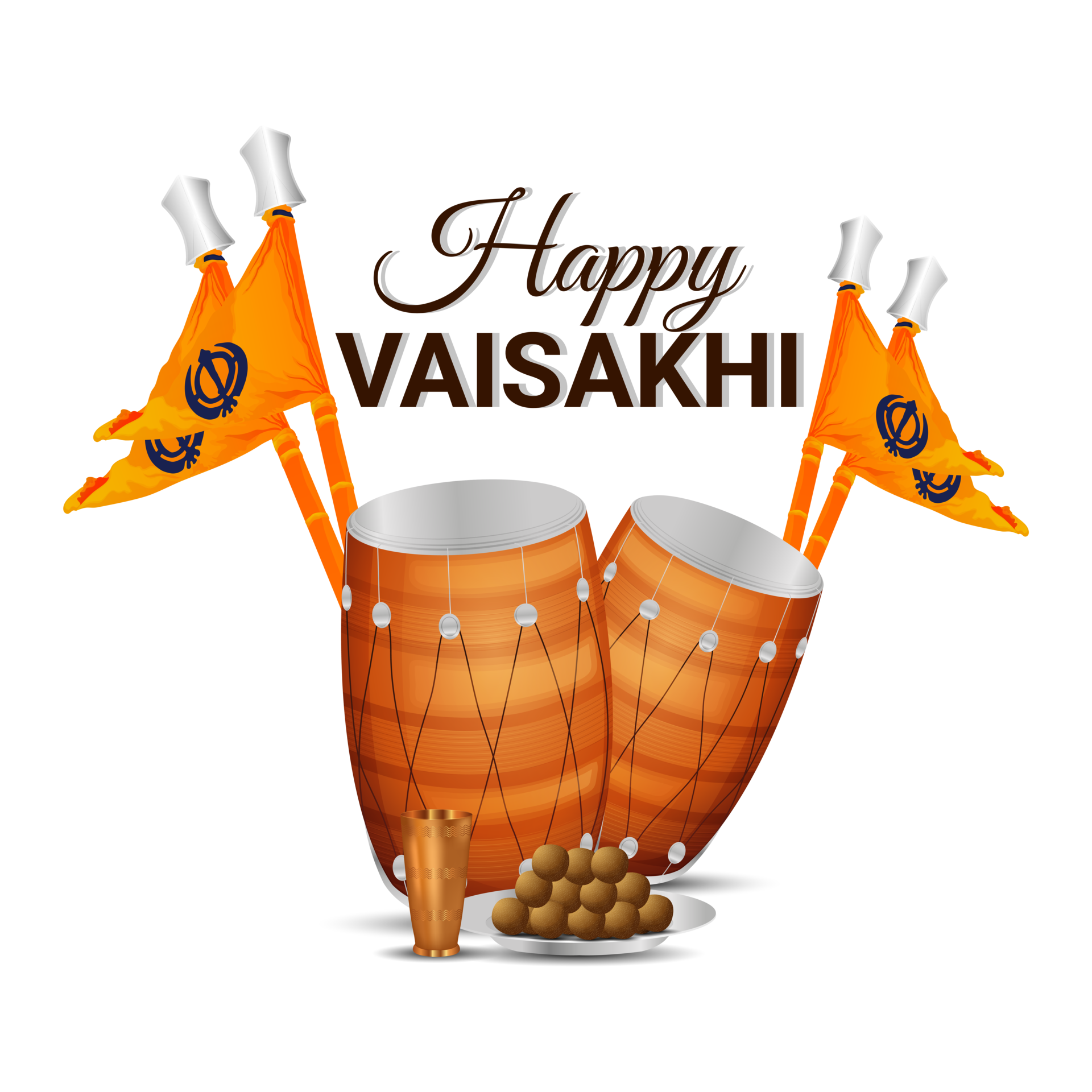 Happy vaisakhi sikh festival celebration greeting card 12011869 PNG