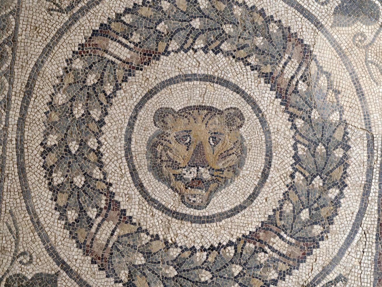 Ancient Roman mosaic of Villa del Casale, Sicily photo