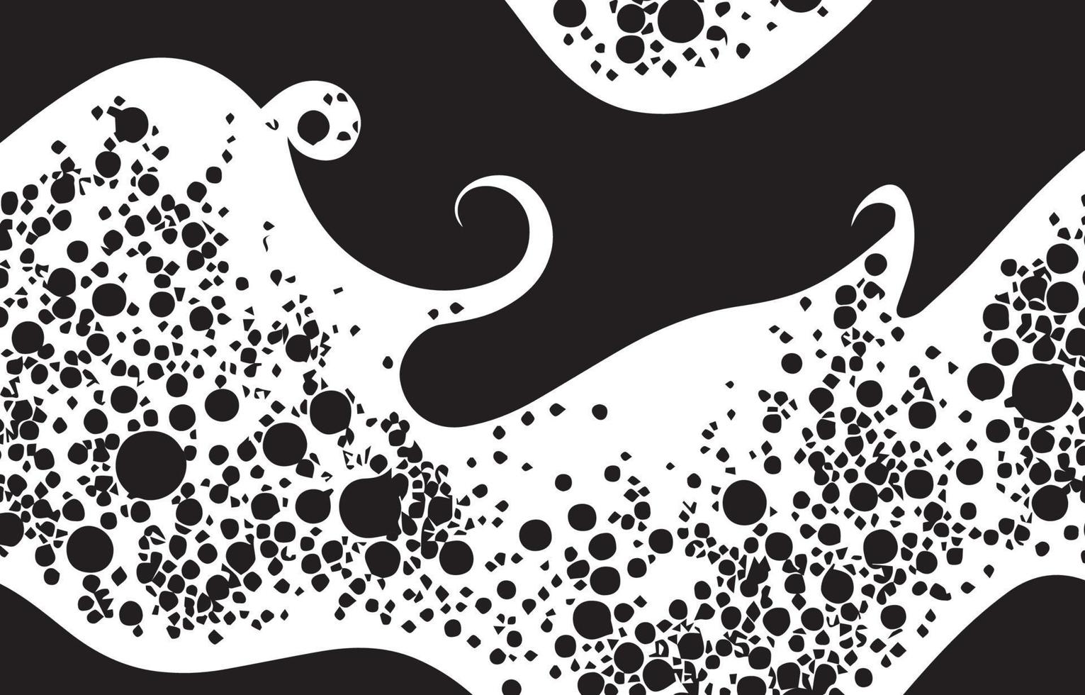 textura abstracta patrón blanco y negro. diseño de fondo abstracto. ilustración vectorial vector