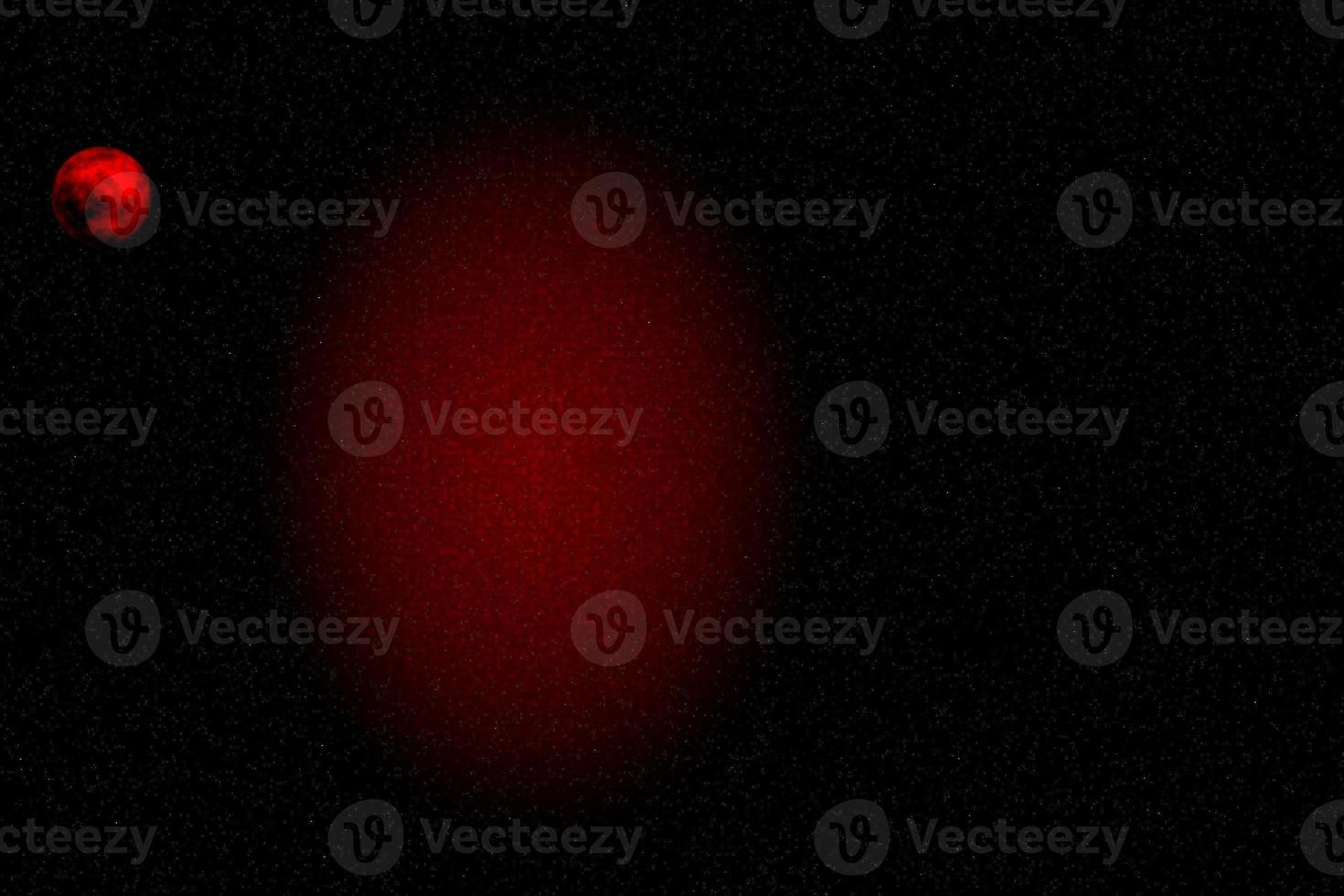 Black Hole red rendering photo