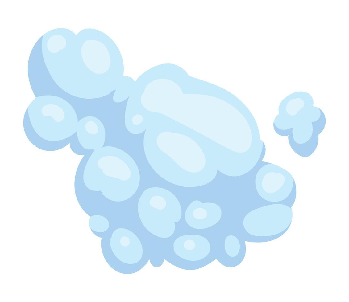 icono de nube plana vector