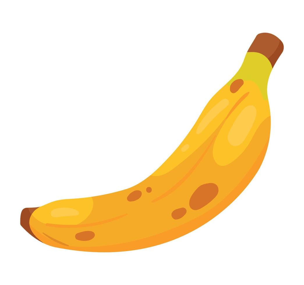 comida saludable de plátano vector
