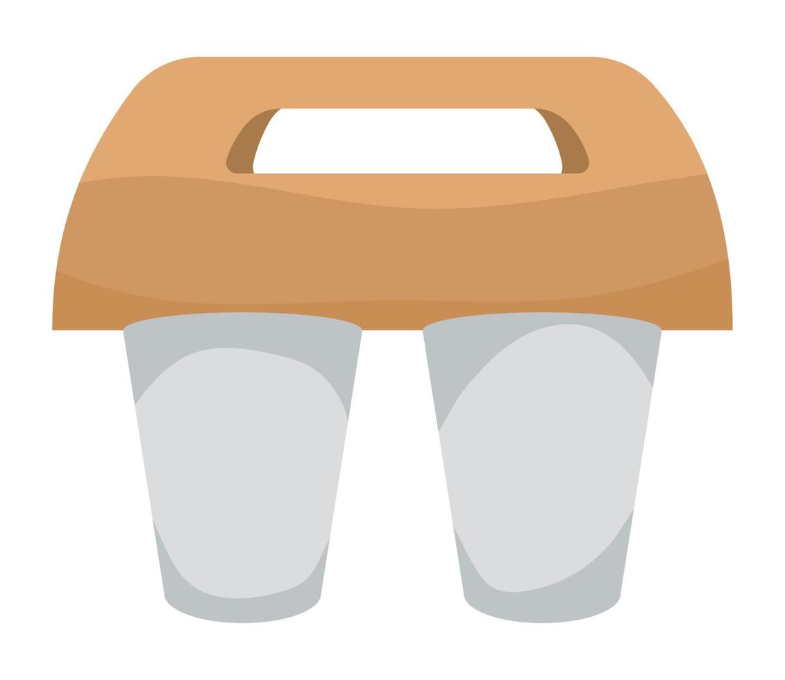 mockup disposable cups vector