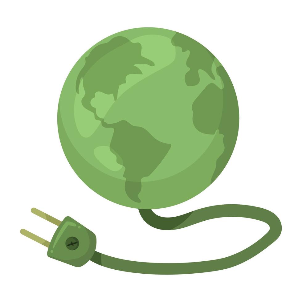 energía verde mundial vector