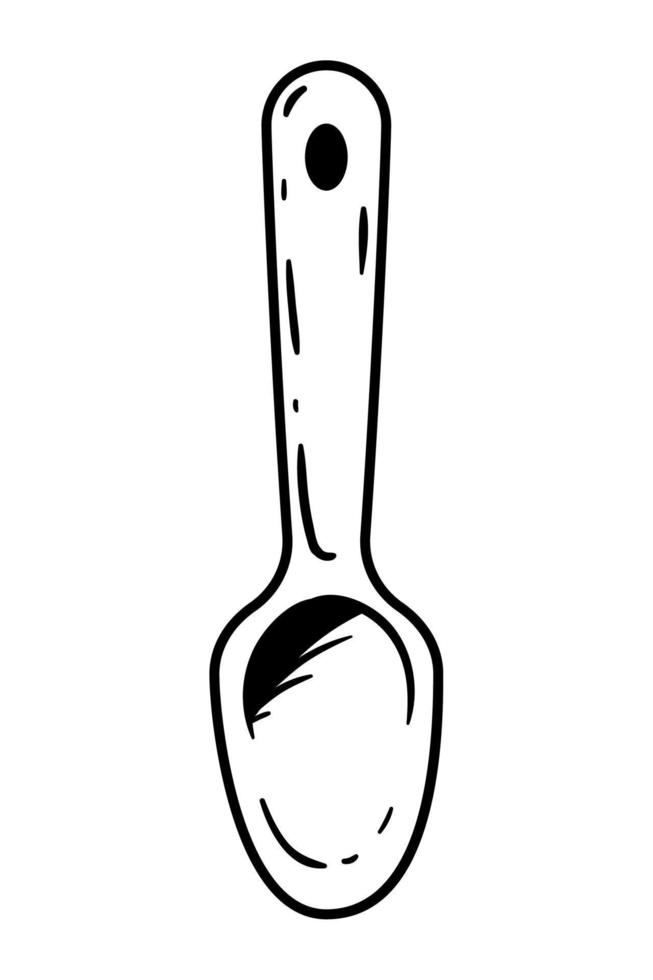 spoon cutlery kitchen vector