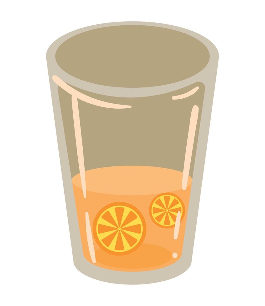 orange juice icon vector