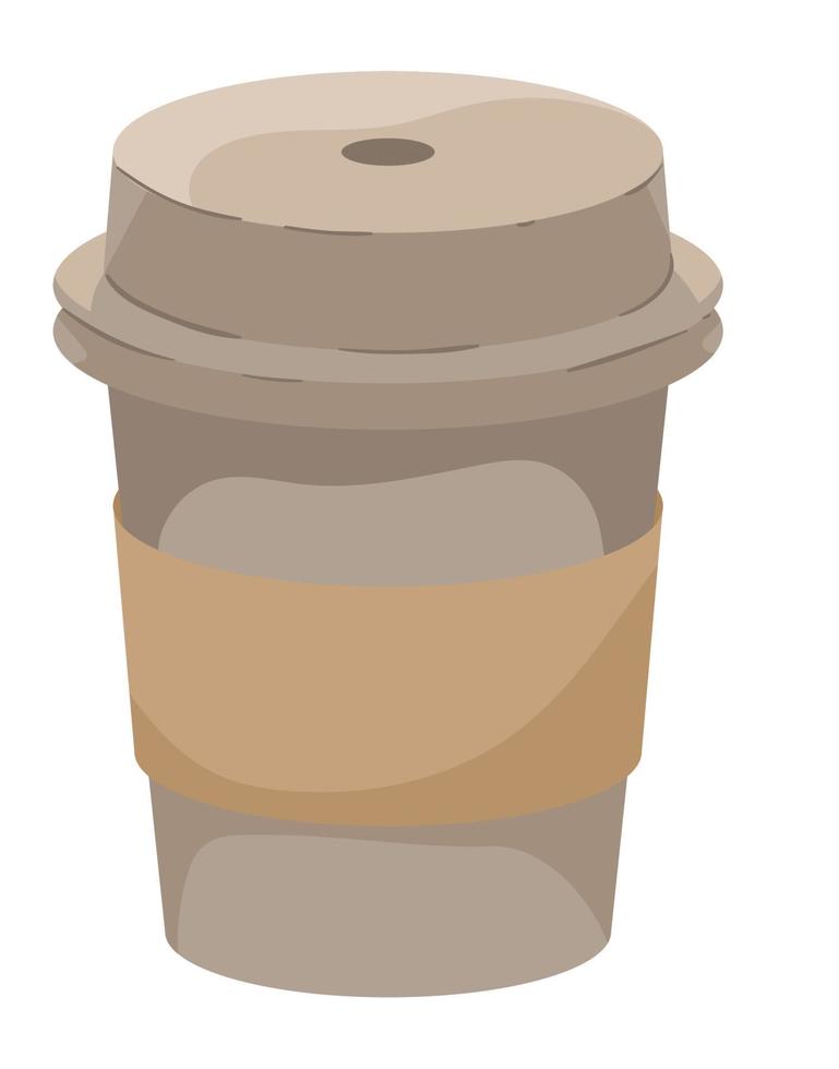 mockup disposable cup vector