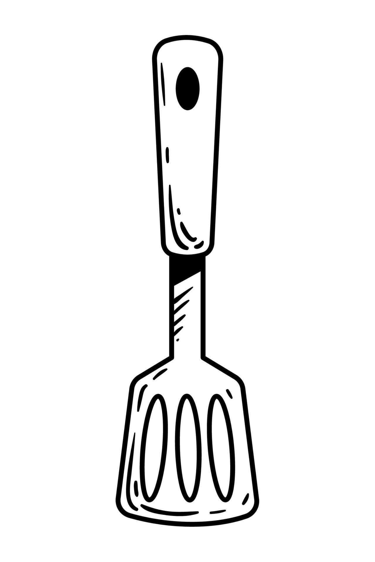 spatula utensil kitchen 12014083 Vector Art at Vecteezy
