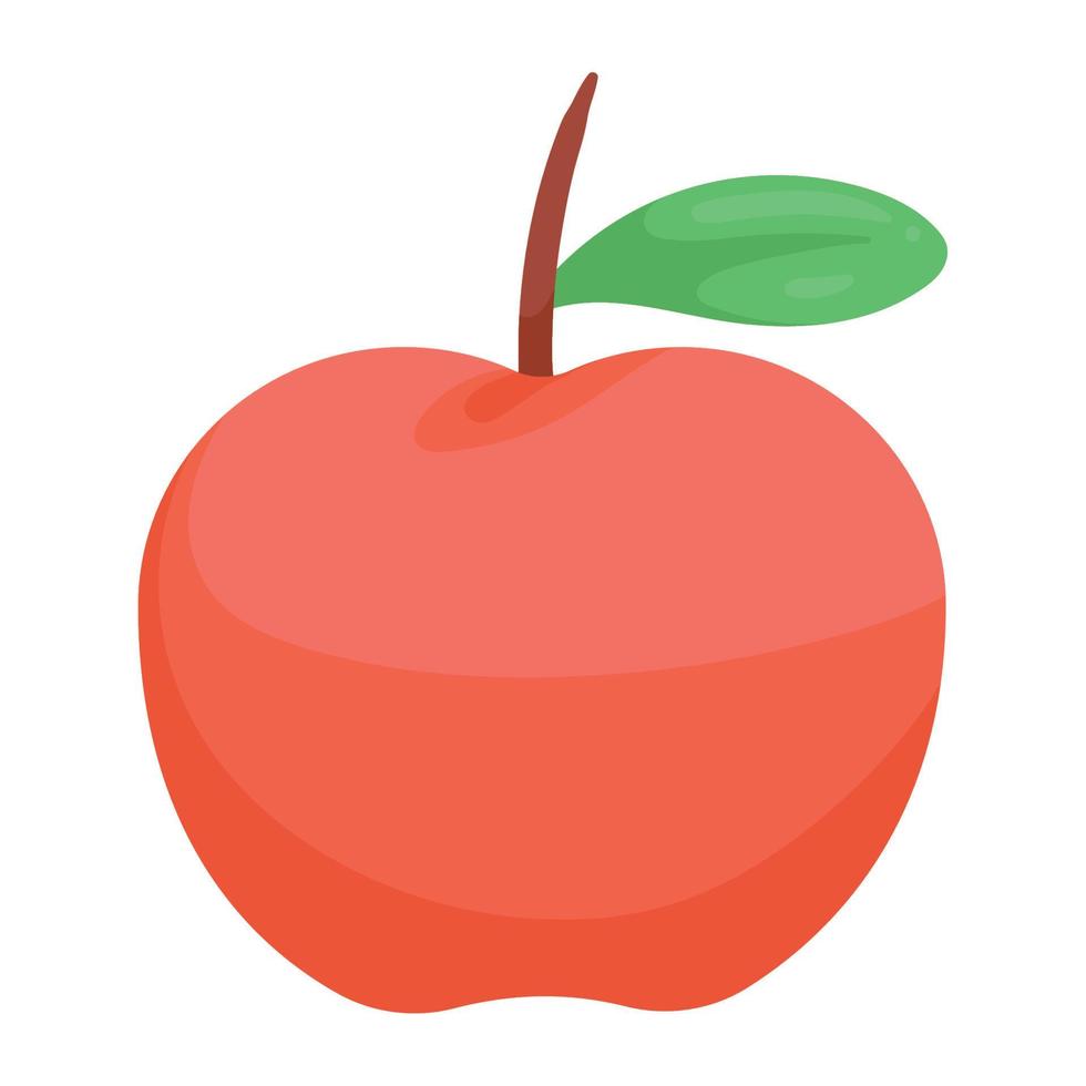 apple fruit icon vector