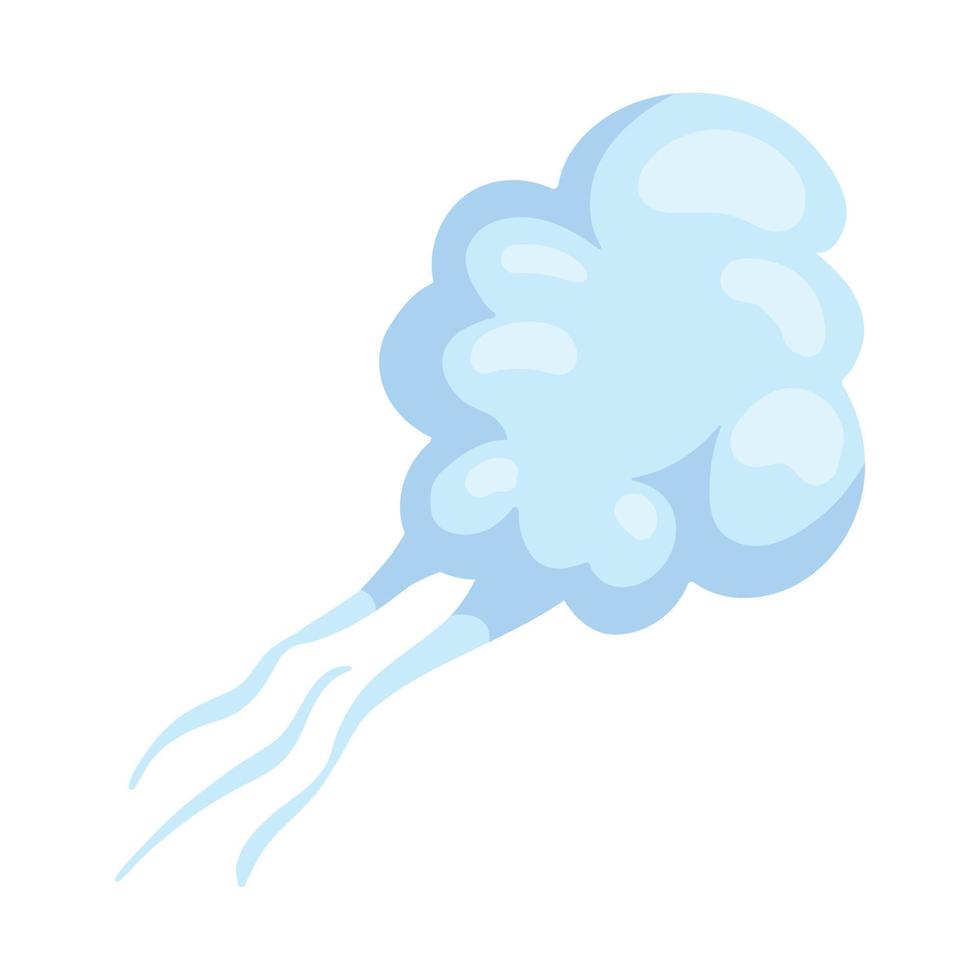 icono de nube de vapor vector