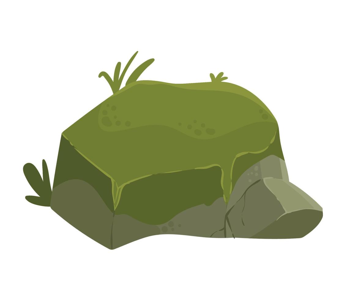 rock isolated icon vector