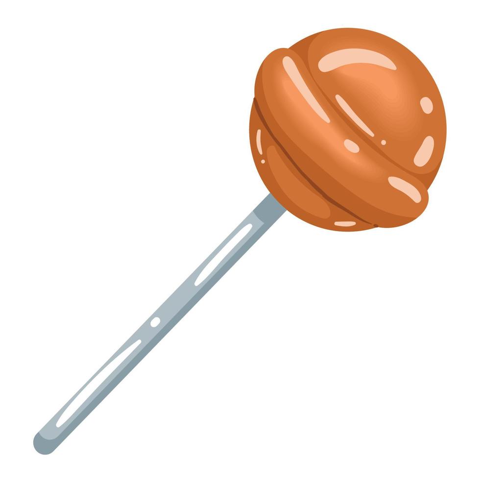 caramel in a stick vector