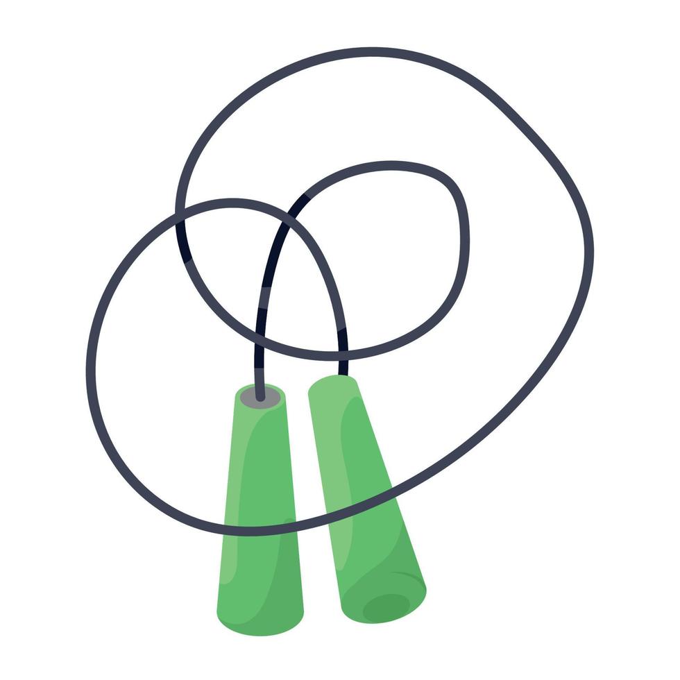 sport skipping rope vector