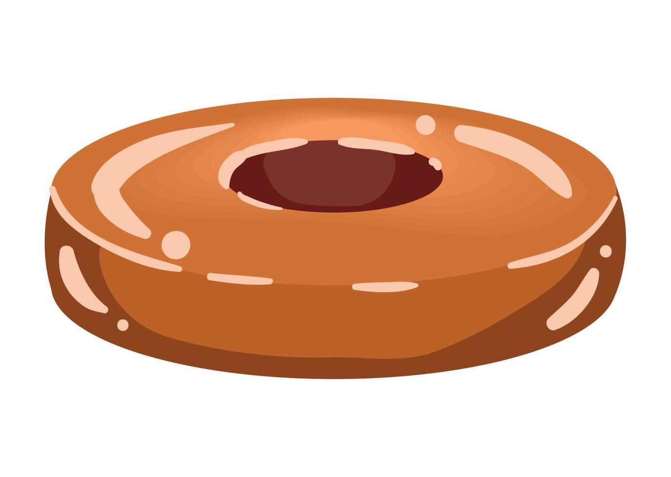 caramel isolated icon vector