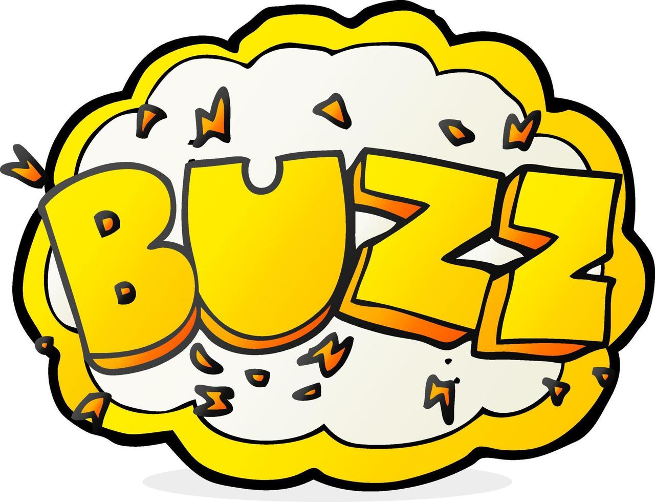 freehand drawn thought bubble cartoon buzz symbol 11782733 Vector Art at  Vecteezy