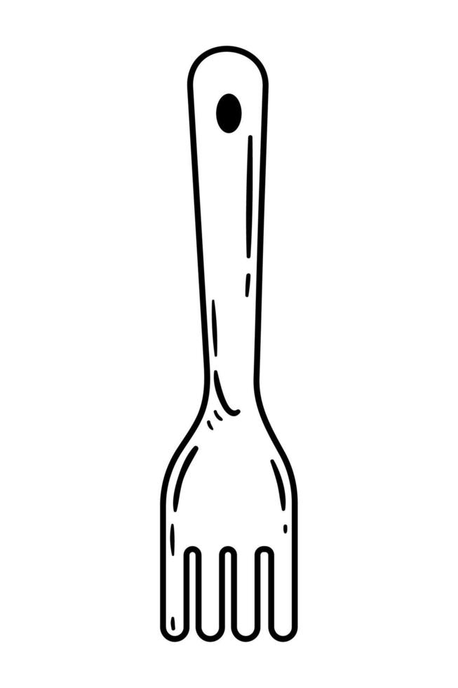 fork cutlery kitchen vector