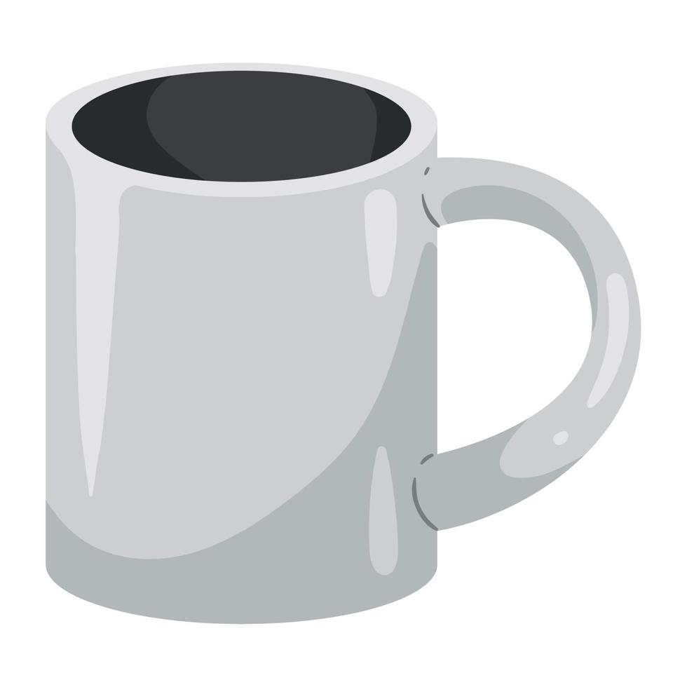 taza de cerámica maqueta vector