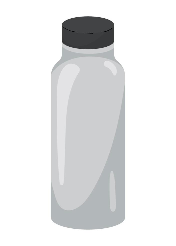 maqueta de botella en blanco vector