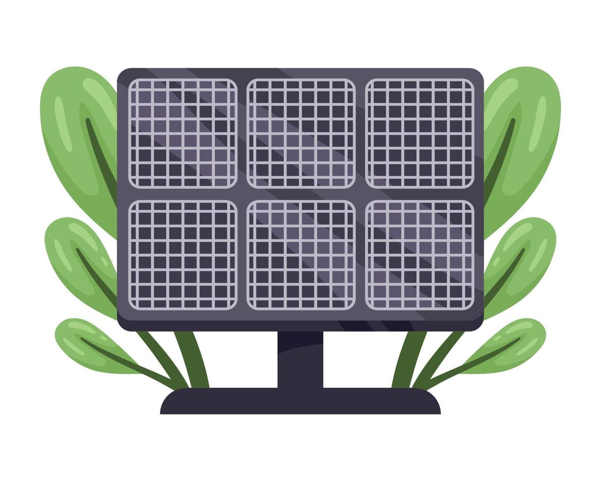 solar panel green energy vector