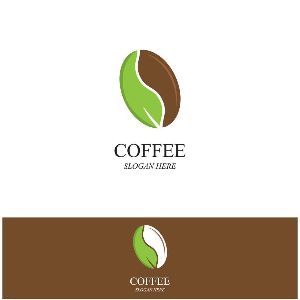 plantilla de logotipo de taza de café vector