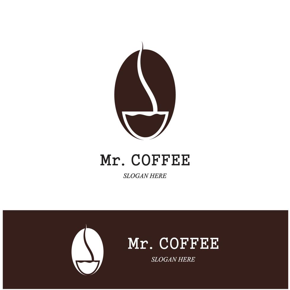 Coffee cup Logo Template vector