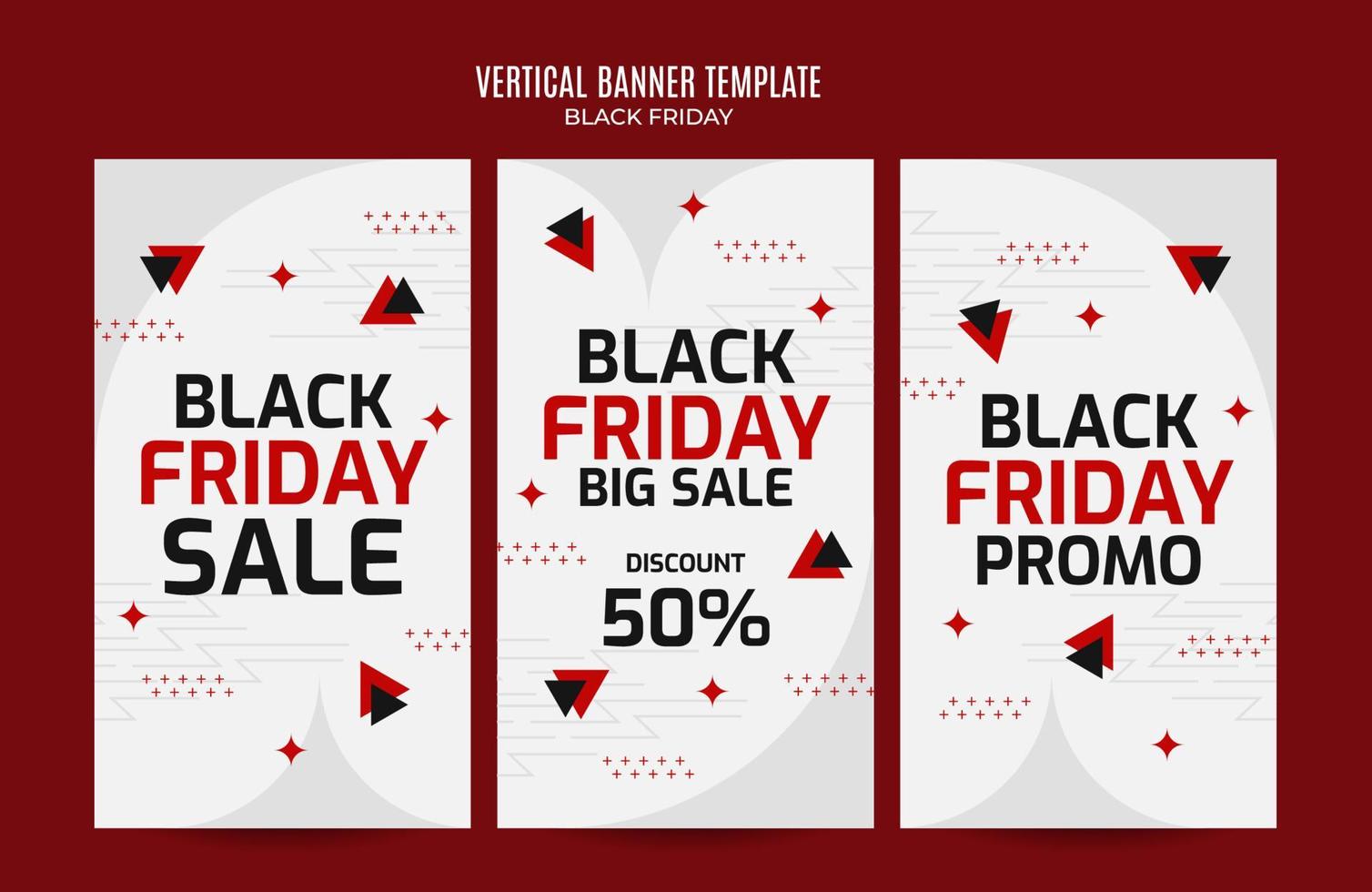 Black Friday sale banner. Social media vector illustration template for website and mobile website development, email and newsletter design, marketing material.