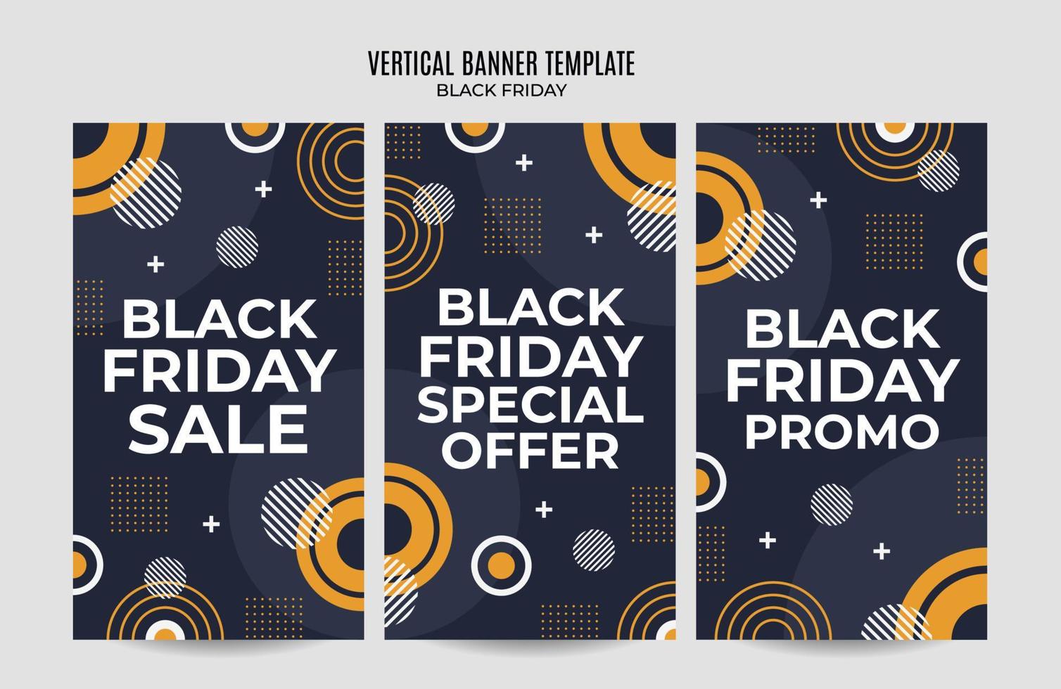 Black Friday sale banner. Social media vector illustration template for website and mobile website development, email and newsletter design, marketing material.