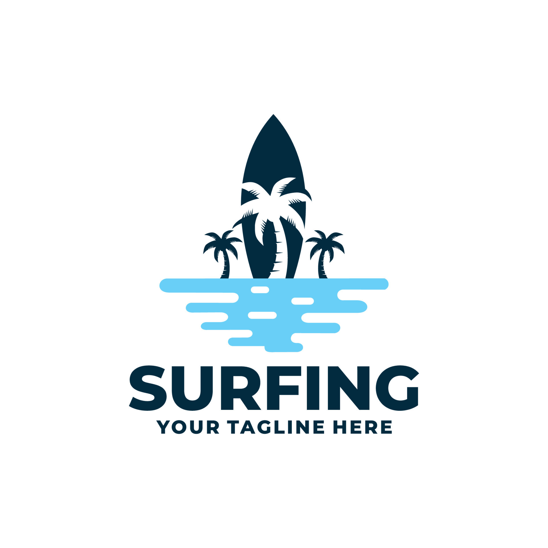 Surf surfers wave logo design template for brand or company and other  13431504 Vector Art at Vecteezy