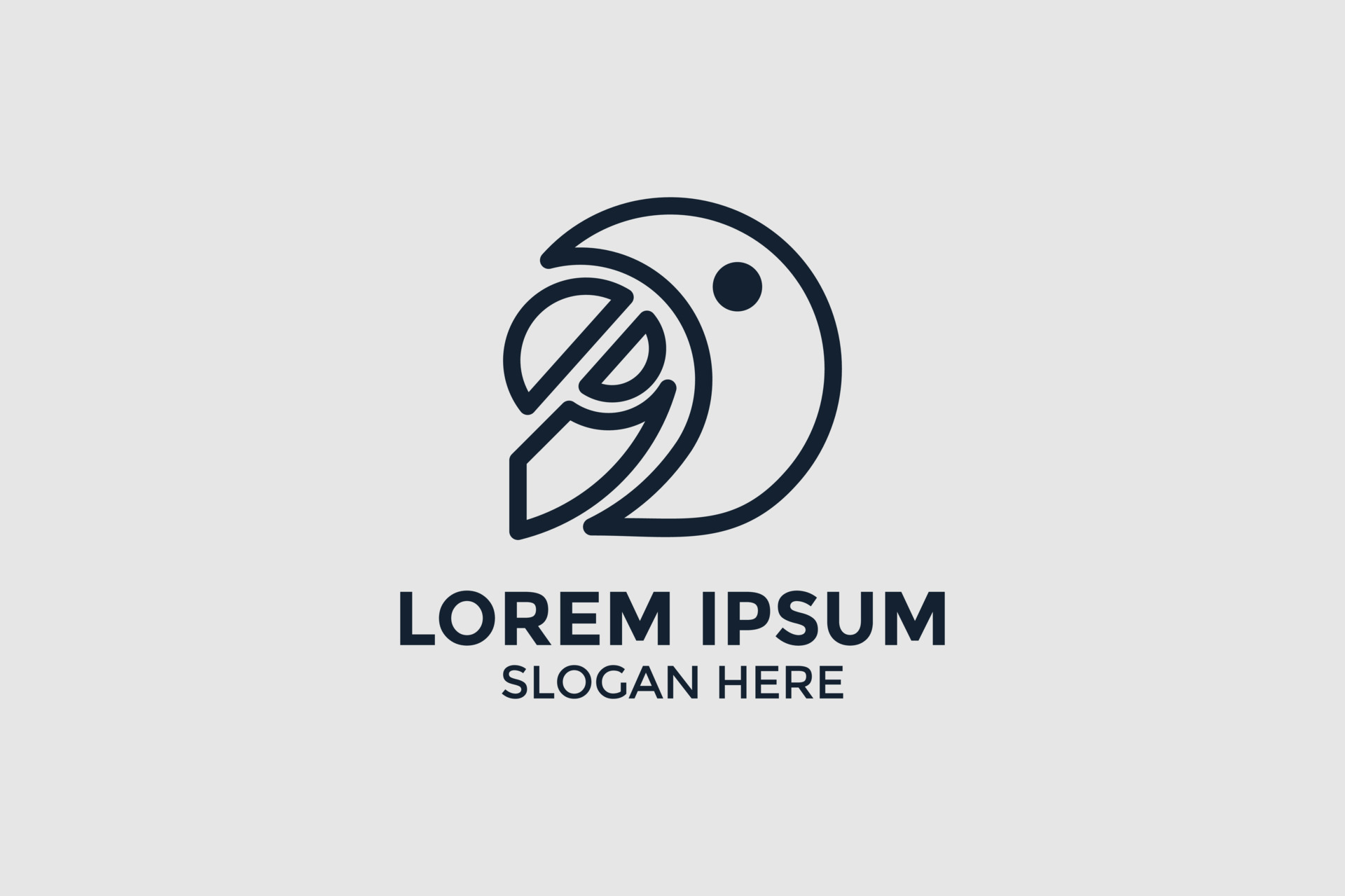 minimalist love birds logo design 12019122 Vector Art at Vecteezy