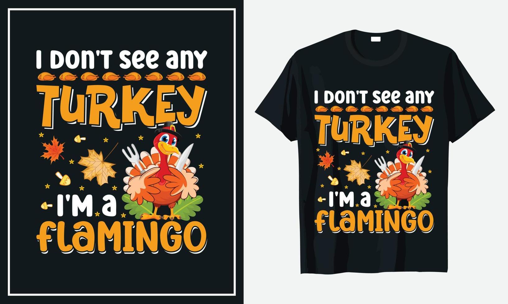 Thanksgiving t-shirt design vector Print